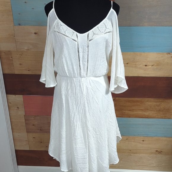 Gianni Bini Asymmetrical White Dress - Picture 1 of 4